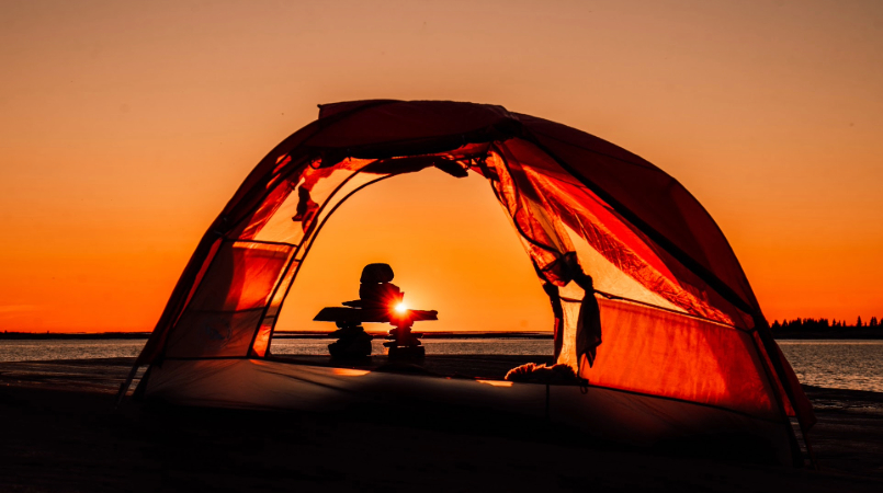 Photos camping plein air Laurentides