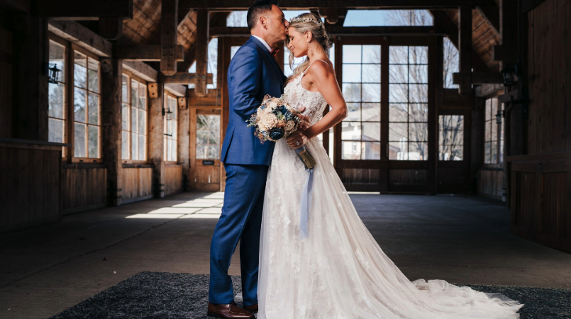 Photographie de mariage réalisée par un professionnel