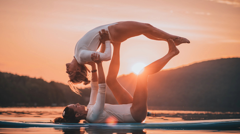 Photographie Yoga à deux