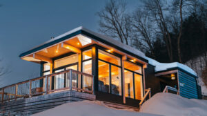 Photographie chalet Laurentides