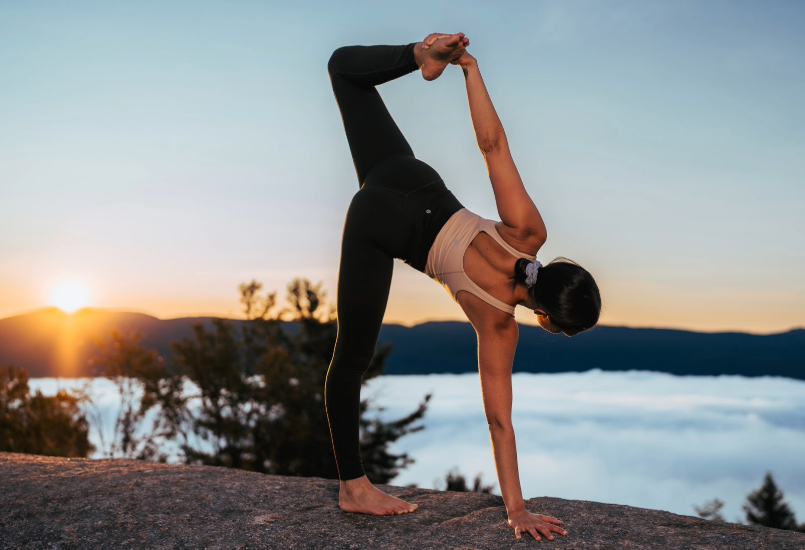 Shooting yoga Montagne Verte