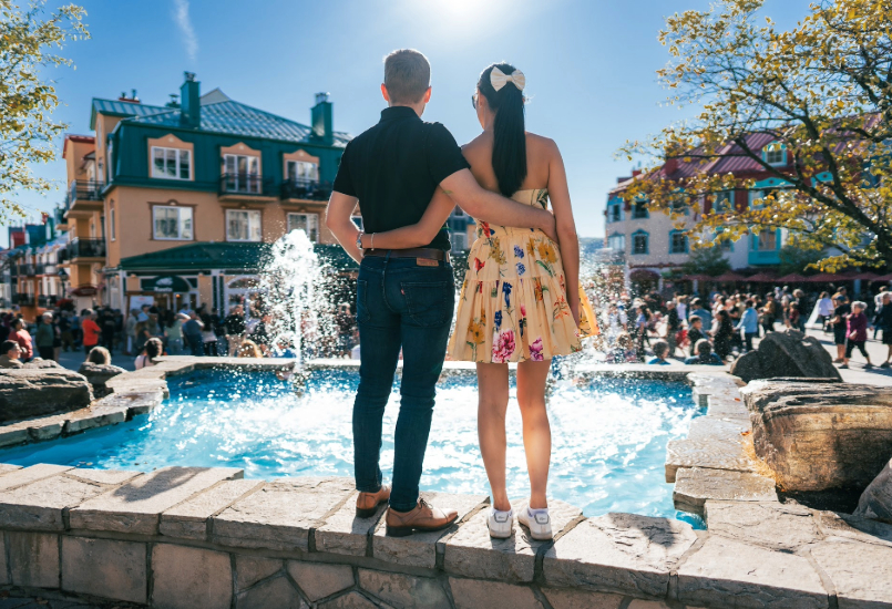 Photographie de couple Mont Tremblant