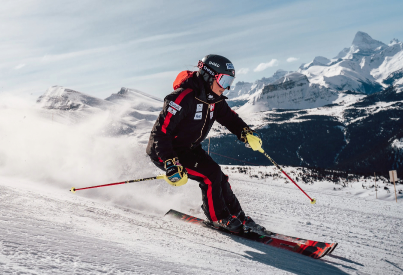 Photo ski dans la station de Banff